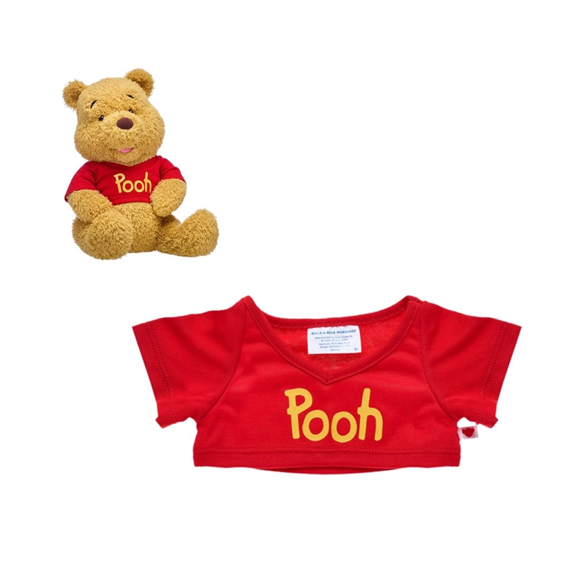 POLERA ROJA POOH DISNEY BUILD-A-BEAR - 2