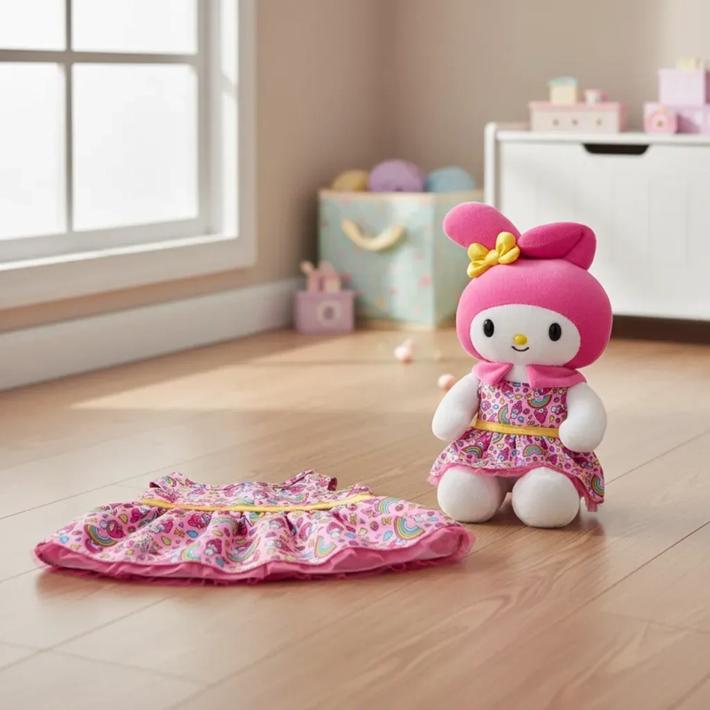 VESTIDO MY MELODY SANRIO BUILD-A-BEAR - 1