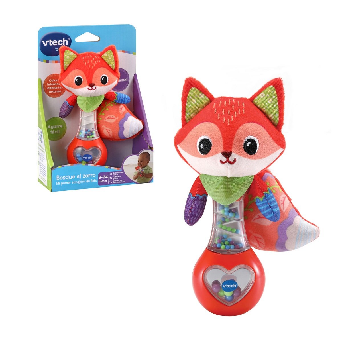 SONAJERO VTECH BOSQUE EL ZORRO PARA BEBE - 2