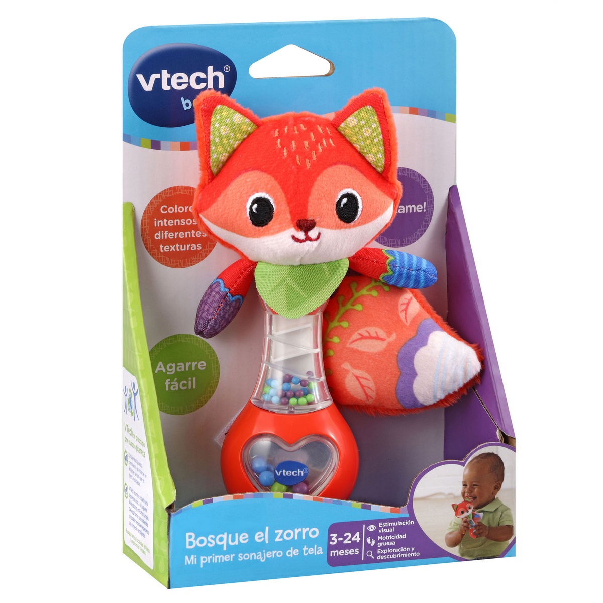 SONAJERO VTECH BOSQUE EL ZORRO PARA BEBE - 3
