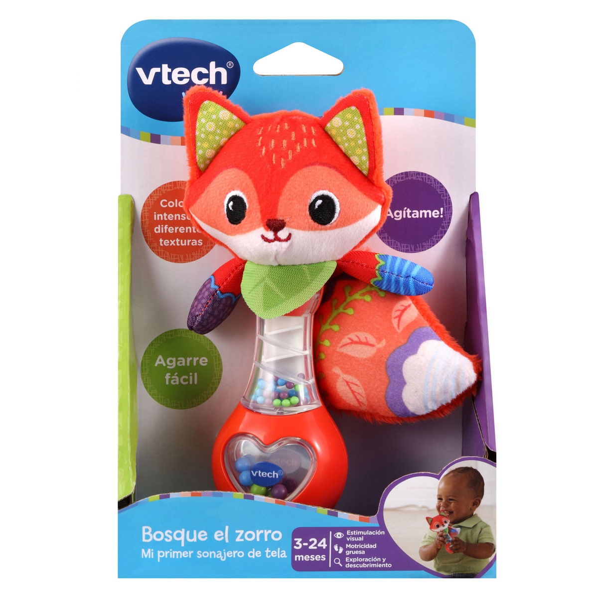 SONAJERO VTECH BOSQUE EL ZORRO PARA BEBE - 4