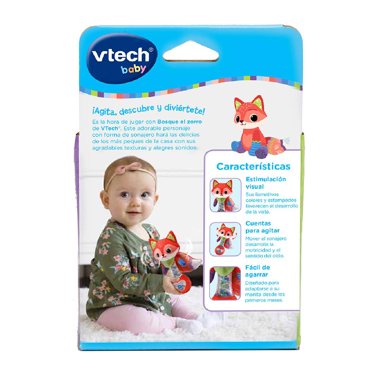 SONAJERO VTECH BOSQUE EL ZORRO PARA BEBE - 6