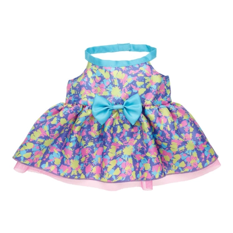 VESTIDO TIE DYE CORAZONES PARA MASCOTAS DE PELUCHE - 2
