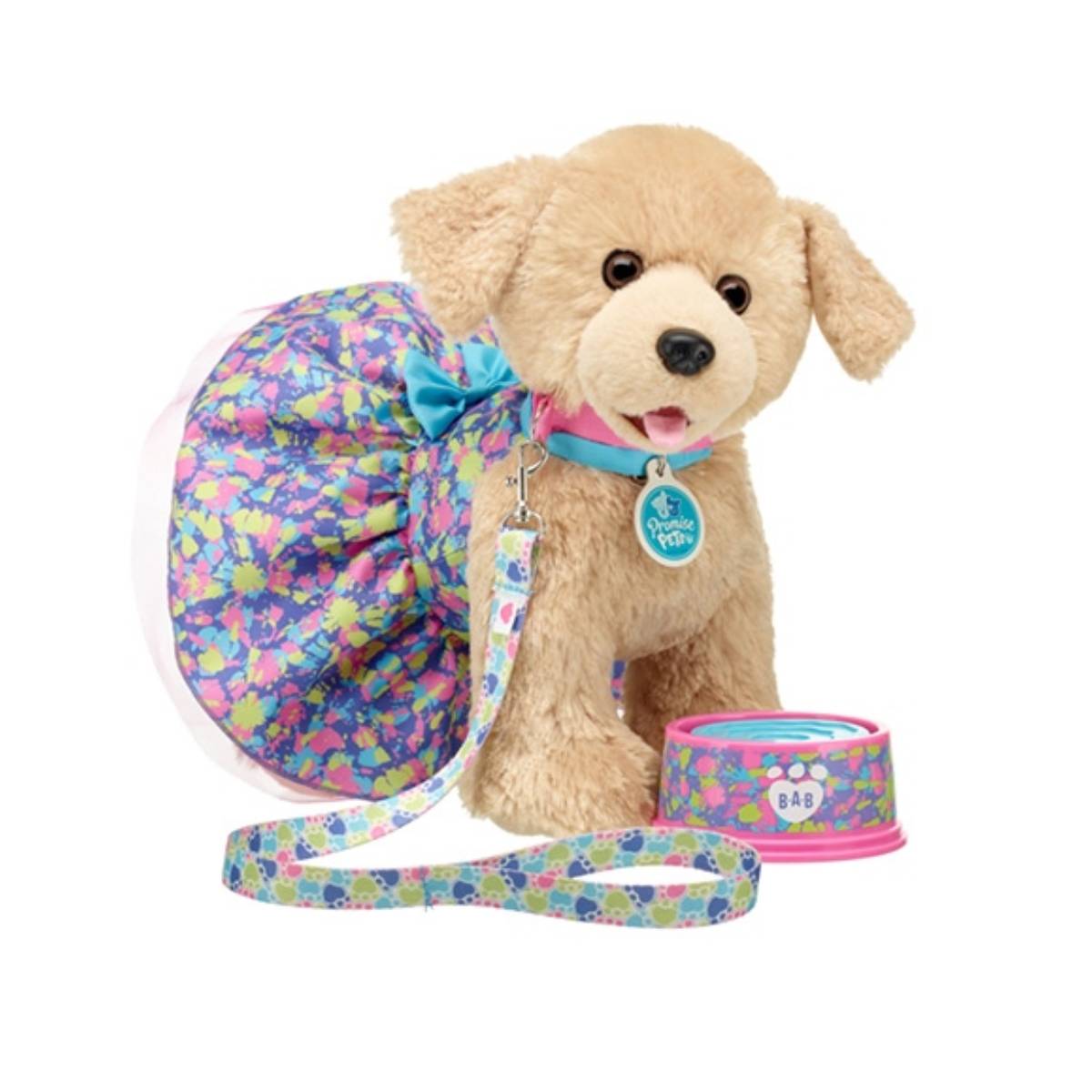 VESTIDO TIE DYE CORAZONES PARA MASCOTAS DE PELUCHE - 3