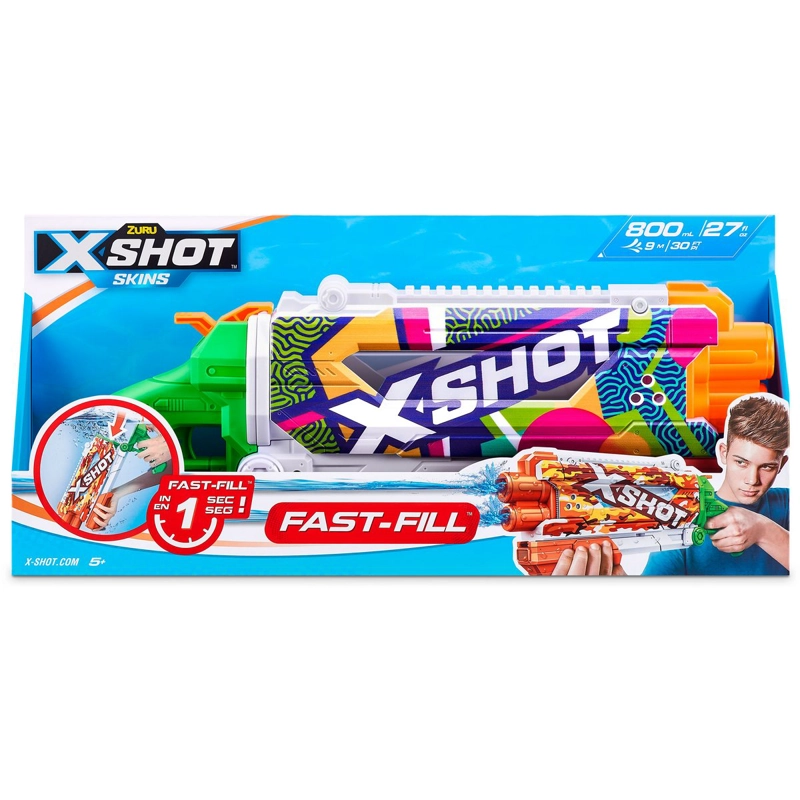 LANZADOR DE AGUA X SHOT 800 ML SISTEMA FAST FILL - RIPPLE - 5