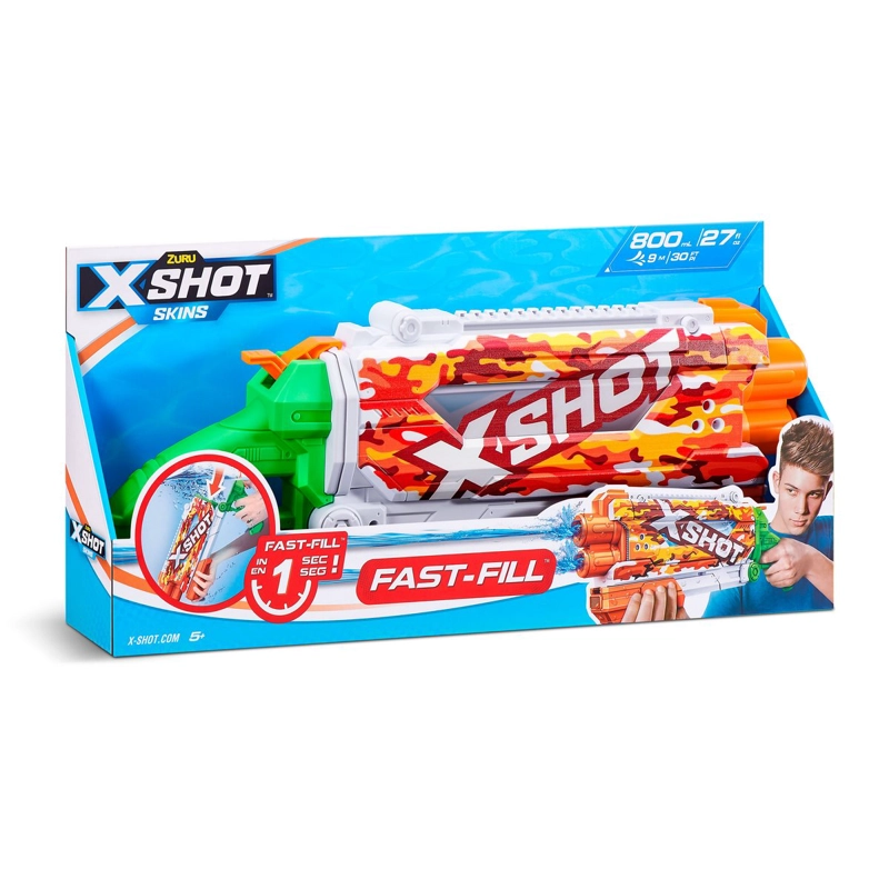 LANZADOR DE AGUA X SHOT 800 ML SISTEMA FAST FILL - SUN CAMO - 5