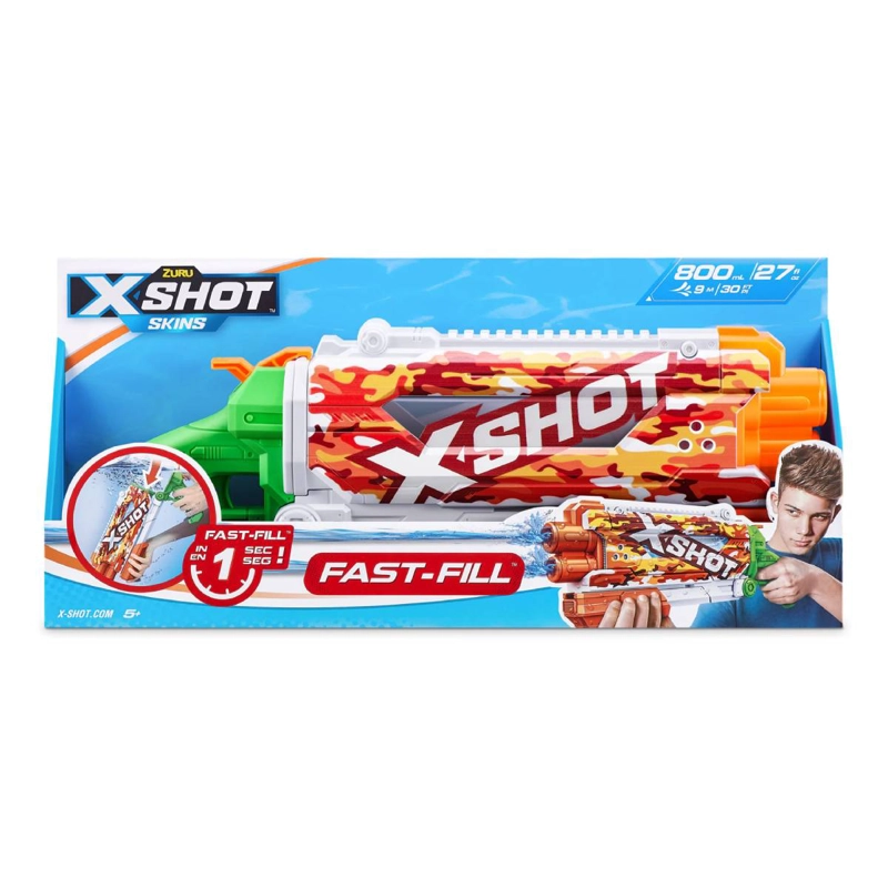 LANZADOR DE AGUA X SHOT 800 ML SISTEMA FAST FILL - SUN CAMO - 7