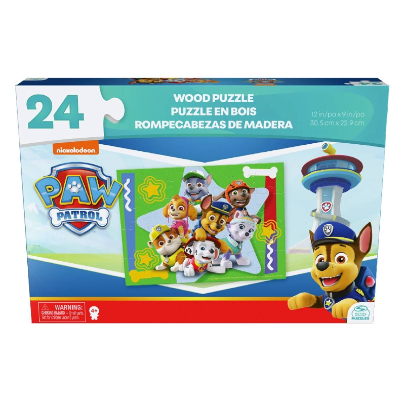 ROMPECABEZAS PAW PATROL 24 PIEZAS MADERA - 5