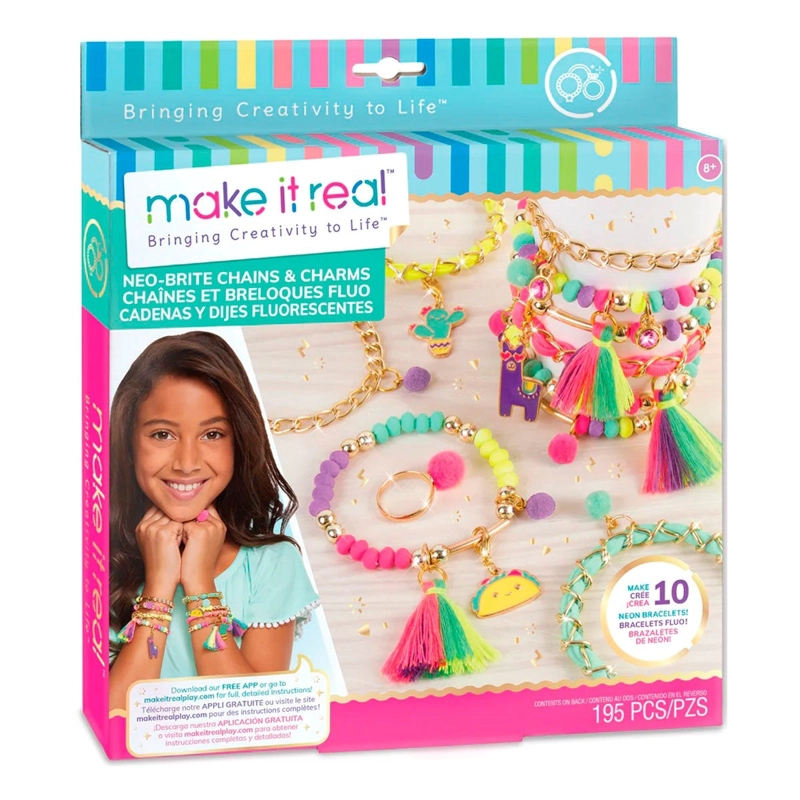 SET PARA HACER PULSERAS CON DIJES FLUORECENTES - 1