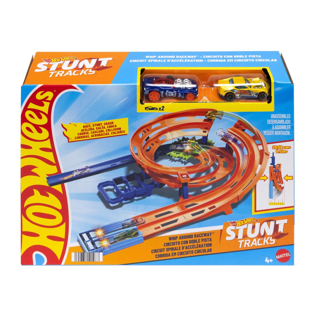 PISTA HOT WHEELS 1:64 CIRCUITO GIRO VELOZ - 6