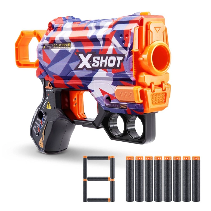 LANZADOR DE DARDOS X SHOT MENACE SKINS 8 DARDOS - MALICE - 4