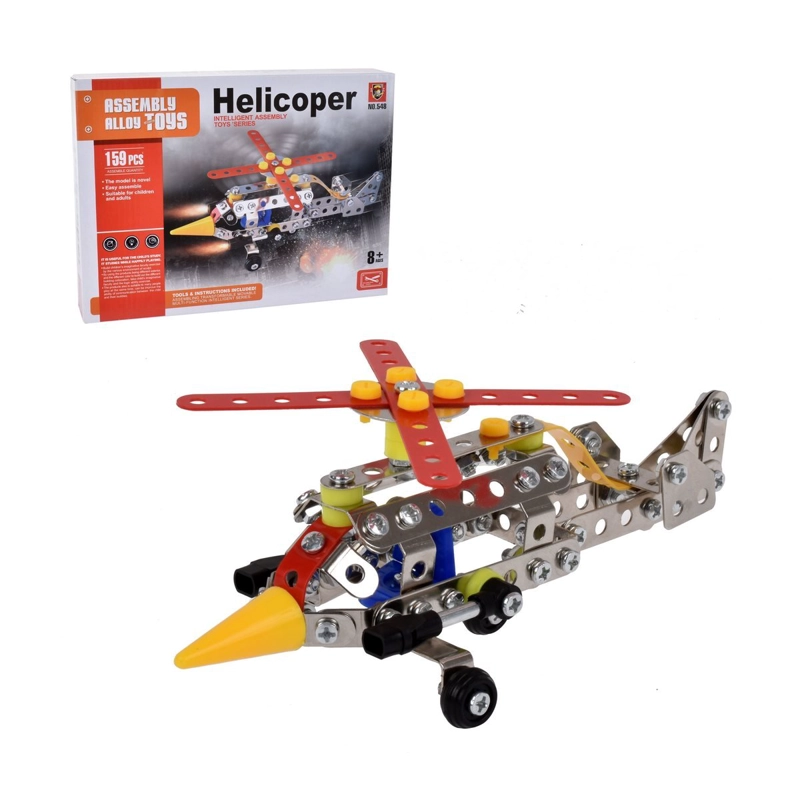 MECANO METALICO ANSALDO HELICOPTERO 159 PIEZAS - 1