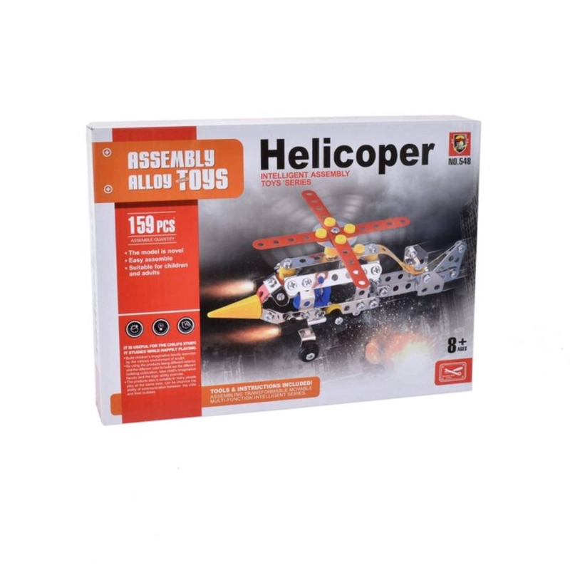 MECANO METALICO ANSALDO HELICOPTERO 159 PIEZAS - 3