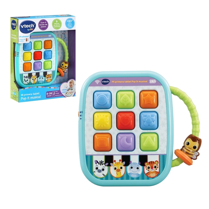 TABLET MUSICAL VTECH PARA BEBE  CON LUCES Y SONIDOS - 4