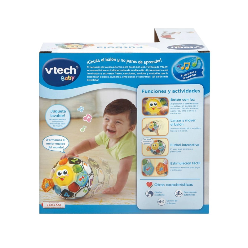 JUGUETE INTERACTIVO VTECH PARA BEBE  FUTBOL EDUCATIVO - 6