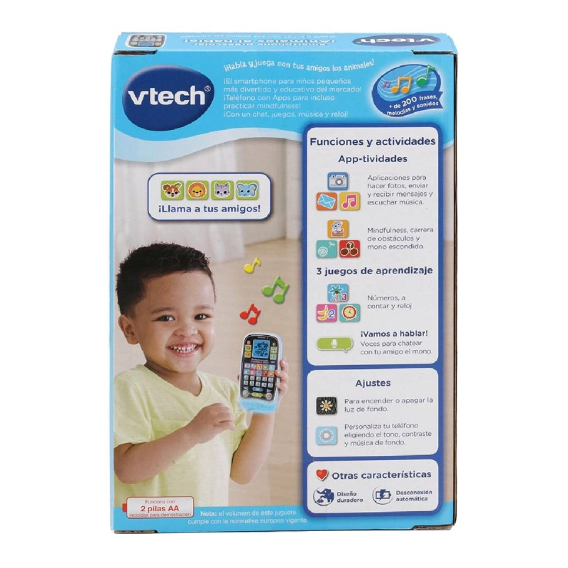 SMARTPHONE PREESCOLAR VTECH ANIMALES AL HABLA EDUCATIVO - 6