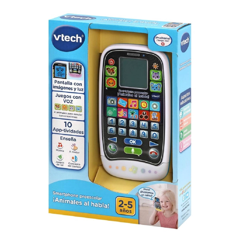 SMARTPHONE PREESCOLAR VTECH ANIMALES AL HABLA EDUCATIVO - 7