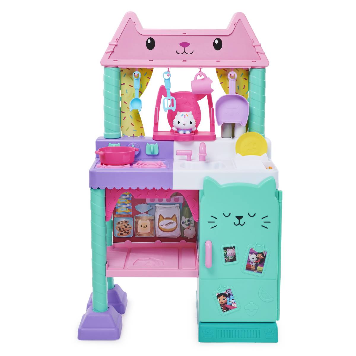 JUGUETE ANSALDO GABBY COCINA PARA CREAR CON CAKEY CON SONIDO Y ACCESORIOS - 1