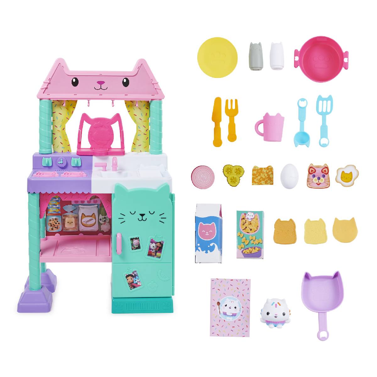 JUGUETE ANSALDO GABBY COCINA PARA CREAR CON CAKEY CON SONIDO Y ACCESORIOS - 3