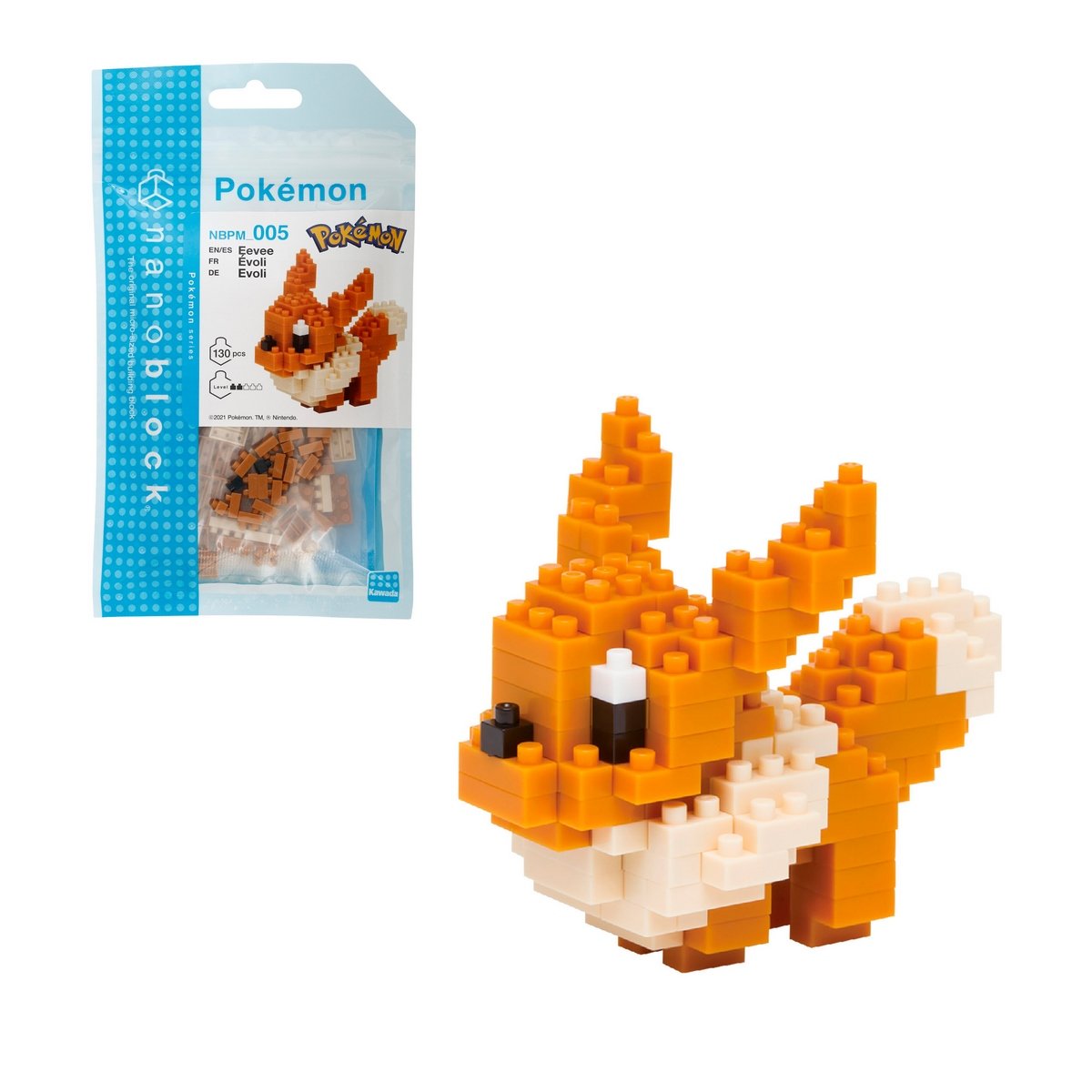Nanoblock - Pokémon - Mimikyu, kit de construcción de la