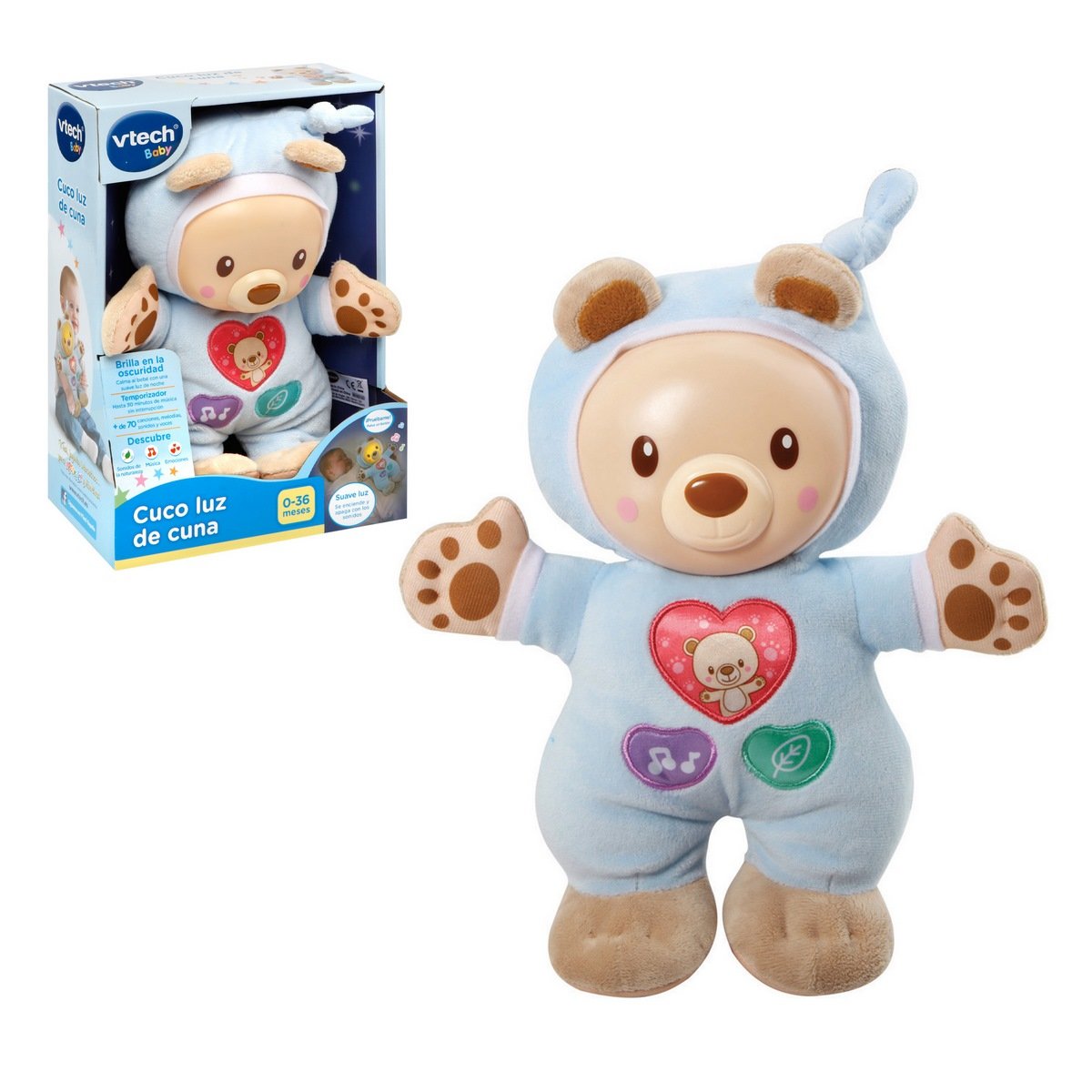 CUCO LUZ DE CUNA VTECH PARA BEBE  MELODIAS RELAJANTES - 4