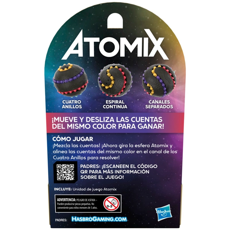 JUEGO DE MESA HASBRO GAMING ATOMIX ROMPECABEZAS 3D - 9