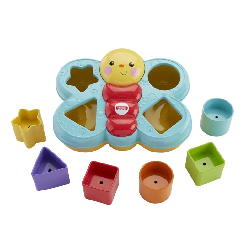 JUGUETE DIDACTICO FISHER PRICE MARIPOSA BLOQUES PARA BEBE - 4