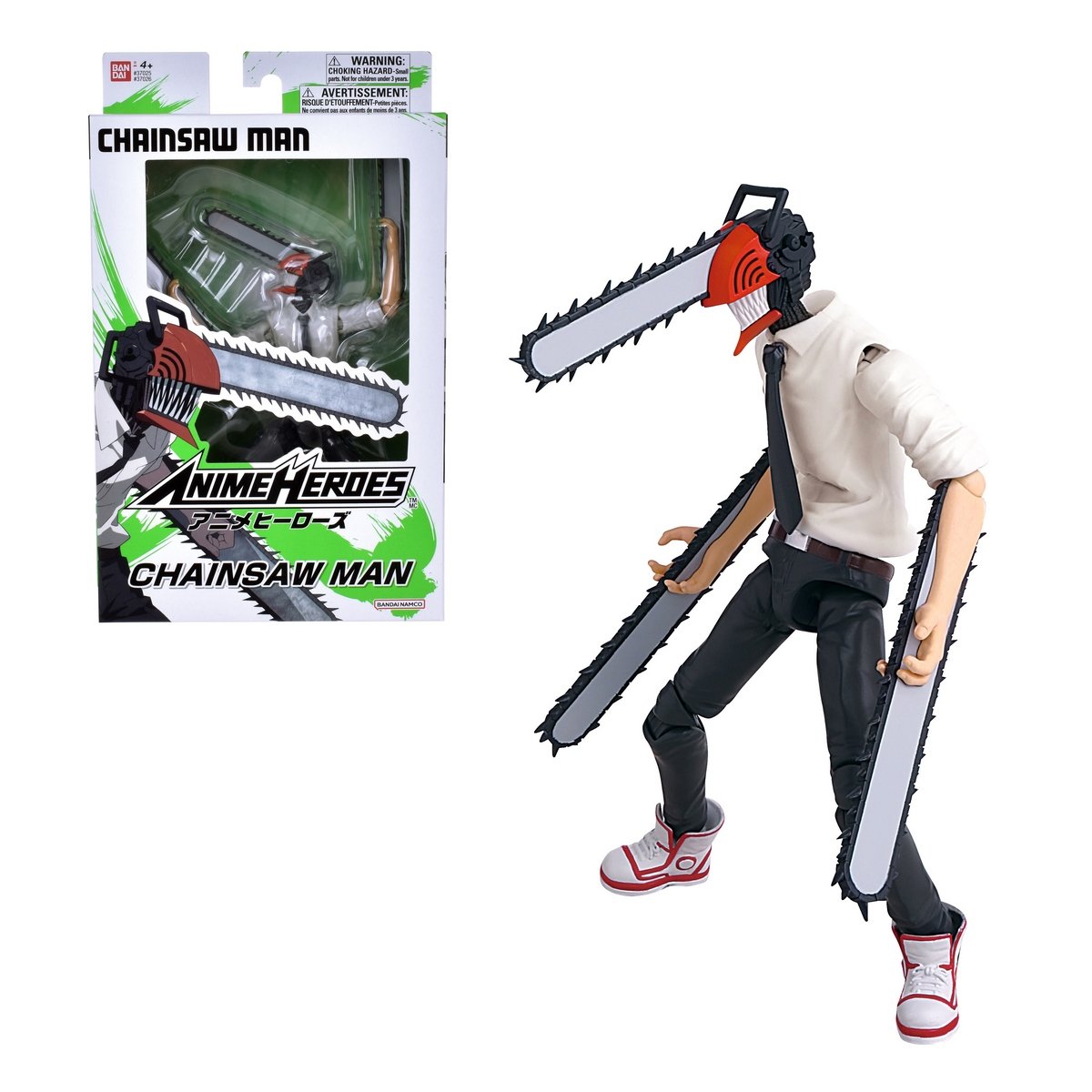 FIGURA COLECCIONABLE ANSALDO 17 CMS CHAINSAW DE BANDAI CHAINSAW MAN - 1