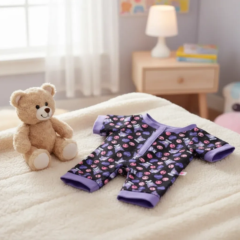 PIJAMA MORADO KUROMI BUILD-A-BEAR - 1