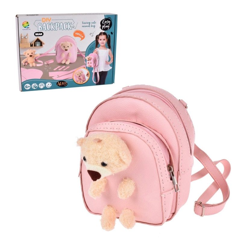 ARMA TU PROPIA MOCHILA CON OSITITO ANSALDO MULTICOLOR 16 PIEZAS - 1