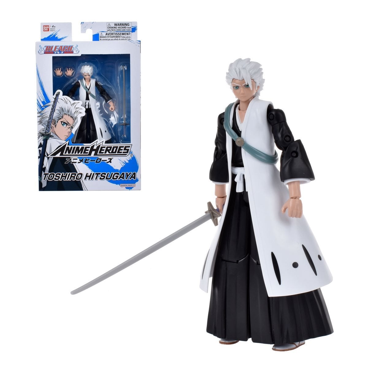 FIGURA COLECCIONABLE ANSALDO 17 CMS LEGENDARIA ANIME BLEACH HITSUGAYA TOSHIRO - 1