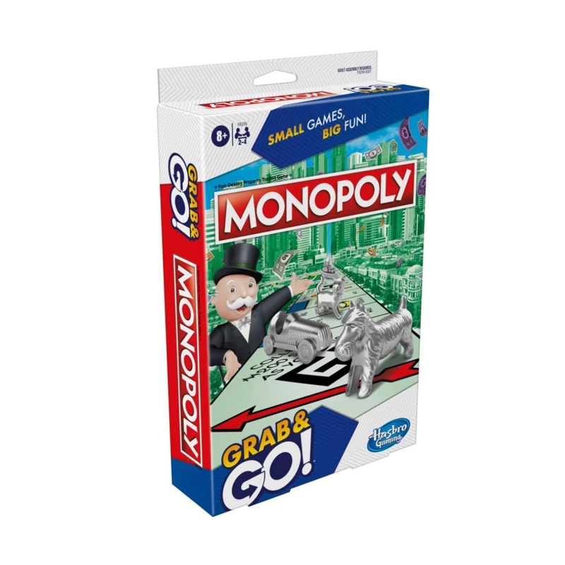 JUEGO DE MESA MONOPOLY CLASICO EDICION PORTATIL - 3