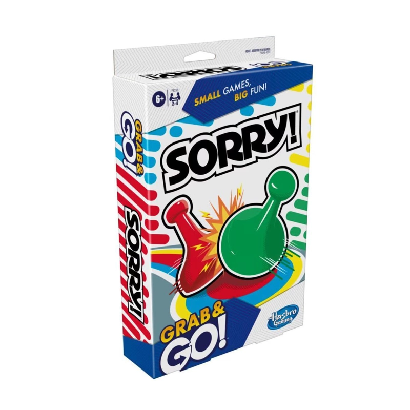 JUEGO DE MESA HASBRO GAMING CLASICO GRAB AND GO SORRY - 3
