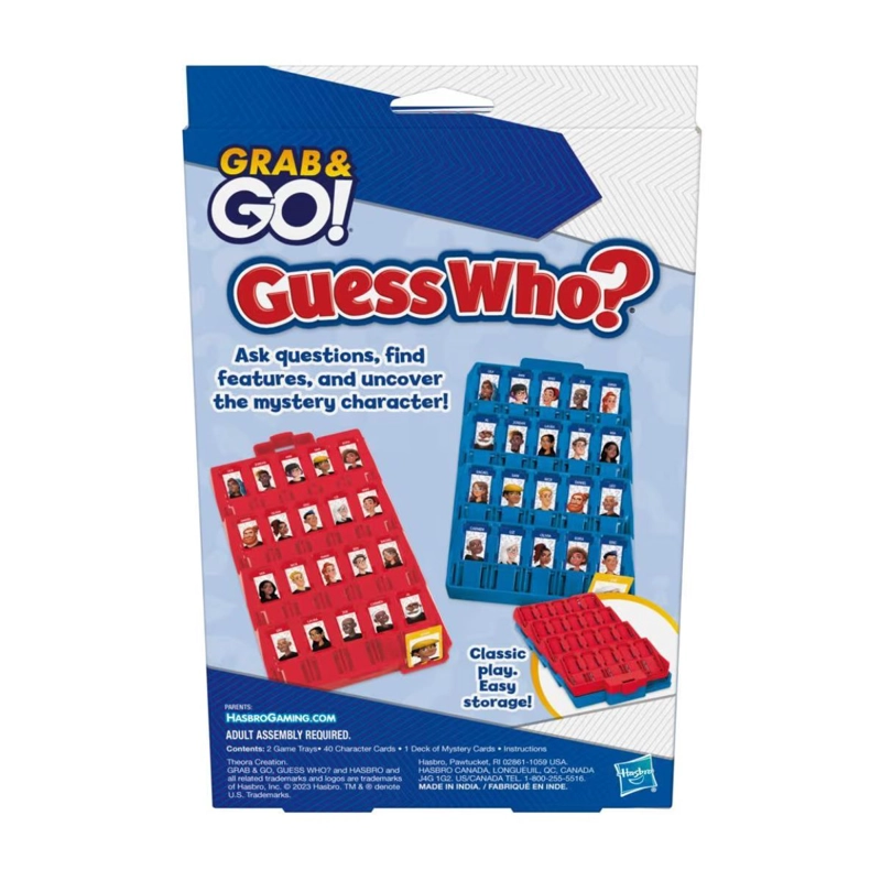 JUEGO DE MESA HASBRO GAMING GRAB AND GO - ADIVINA QUIEN - 4
