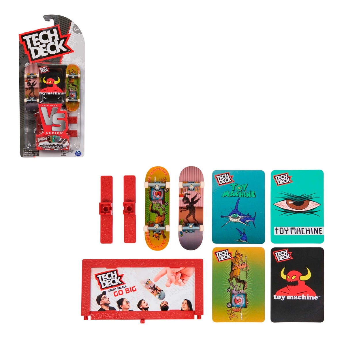 SKATE TECH DECK VERSUS 2 Y ACCESORIOS TOY MACHINE - 1