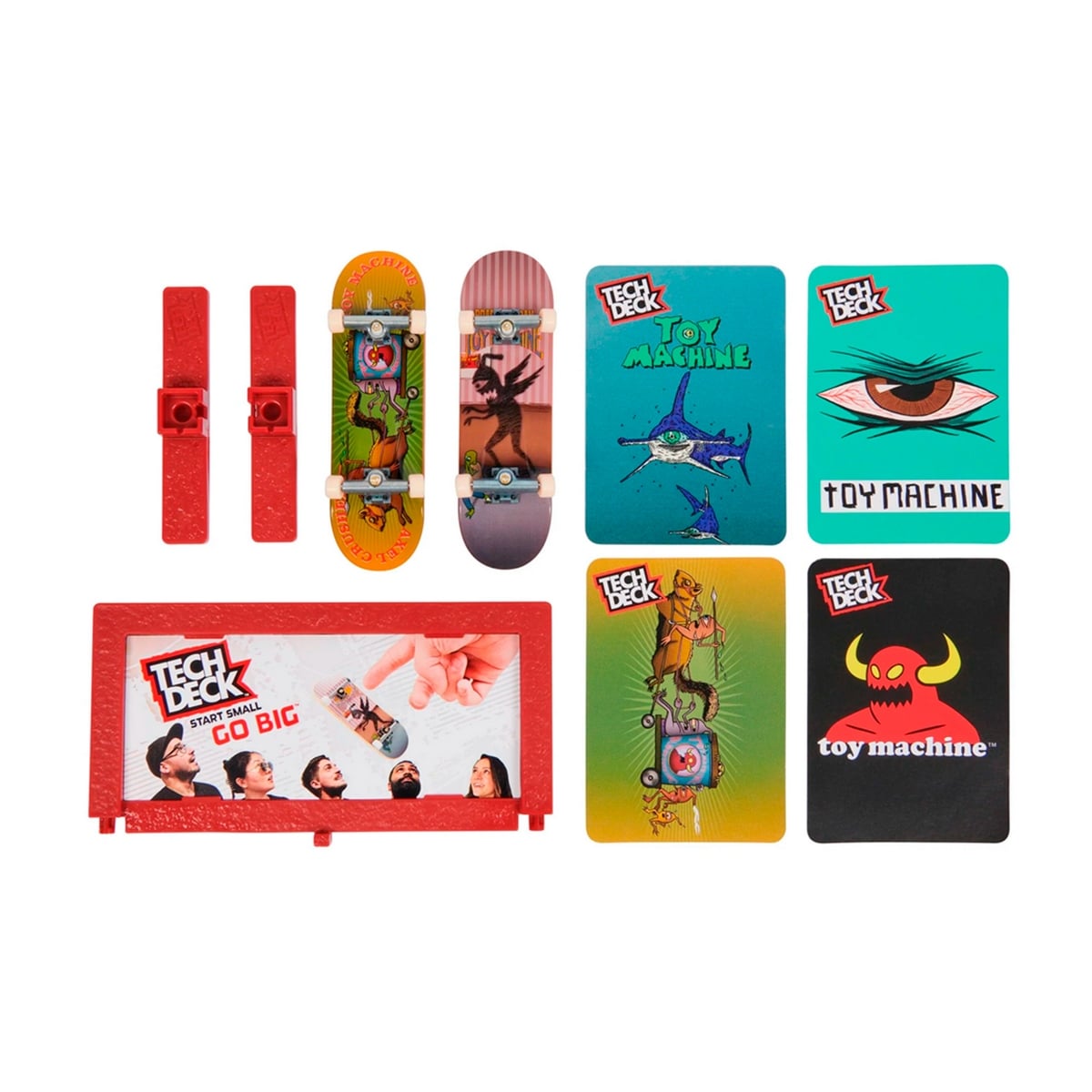 SKATE TECH DECK VERSUS 2 Y ACCESORIOS TOY MACHINE - 2