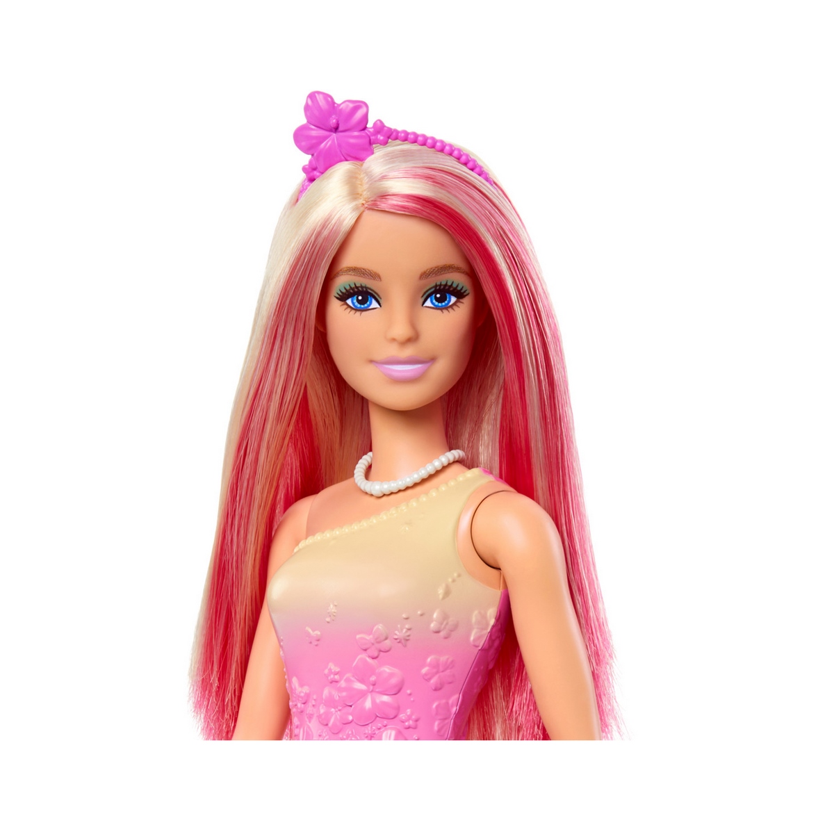 MUÑECA BARBIE FANTASIA VESTIDOS DE ENSUEÑO - PELO ROSA - 2