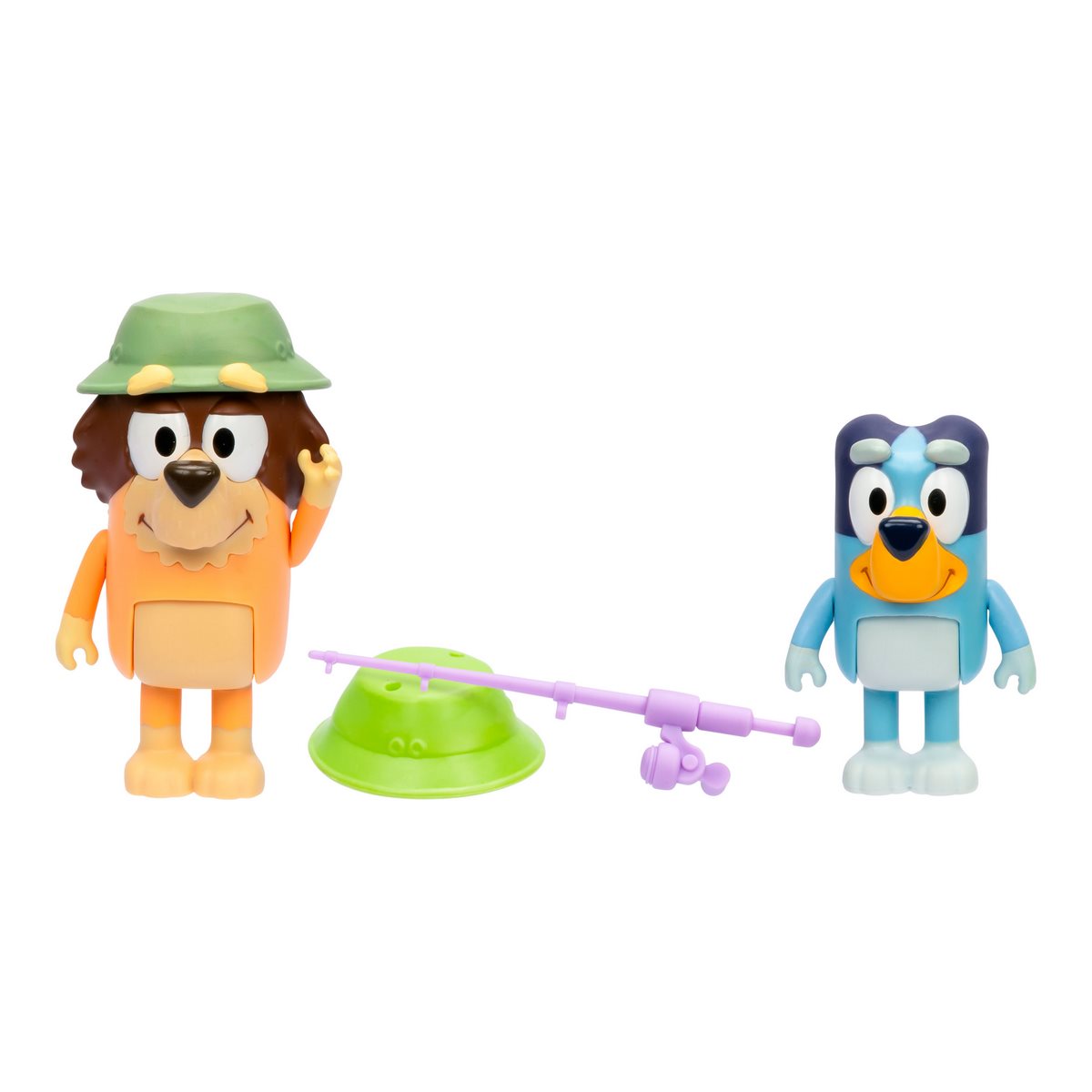 JUGUETE BLUEY PACK 2 FIGURAS PERSONAJES - PESCANDO CON EL ABUELO - 1