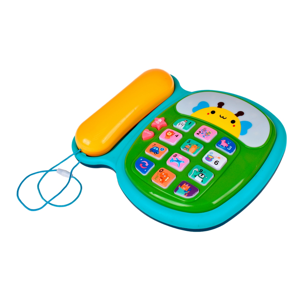 TELEFONO DIDACTICO CON LUCES Y SONIDOS - VERDE - 2