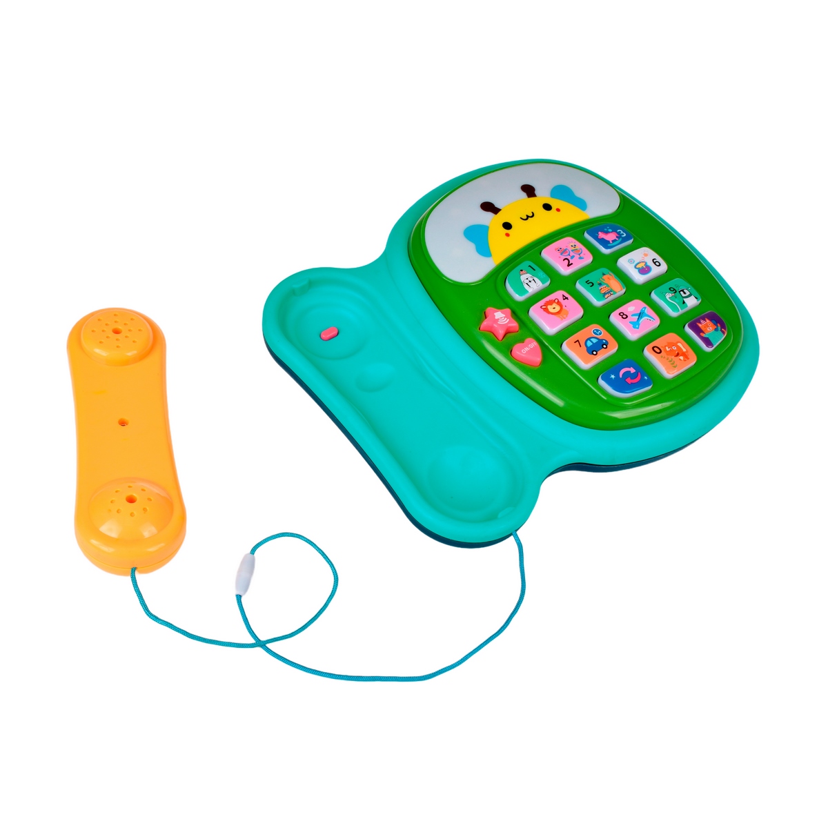TELEFONO DIDACTICO CON LUCES Y SONIDOS - VERDE - 3