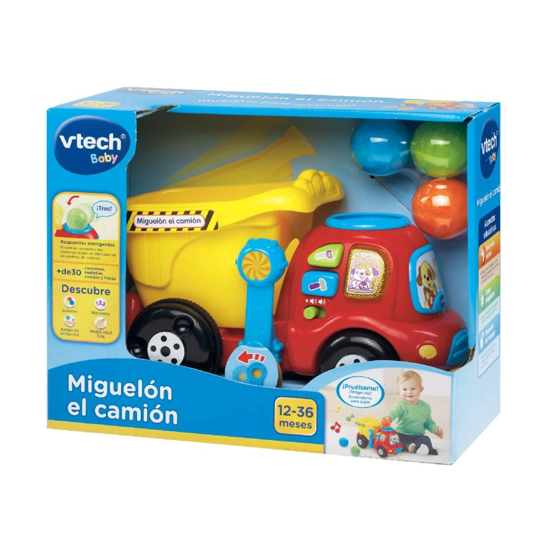 CAMION INTERACTIVO VTECH PARA BEBE  ACTIVIDADES Y ESTIMULOS - 5