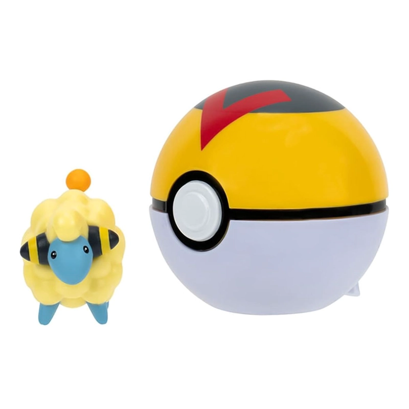 FIGURA COLECCIONABLE POKEMON POKEBOLA CON MAREEP & LEVEL BALL - 2