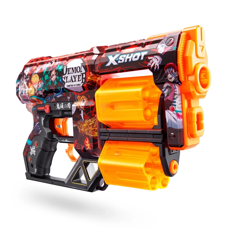 LANZADOR X-SHOT MENACE SKINS DREAD DEMON SLAYER 12 DARDOS - 1