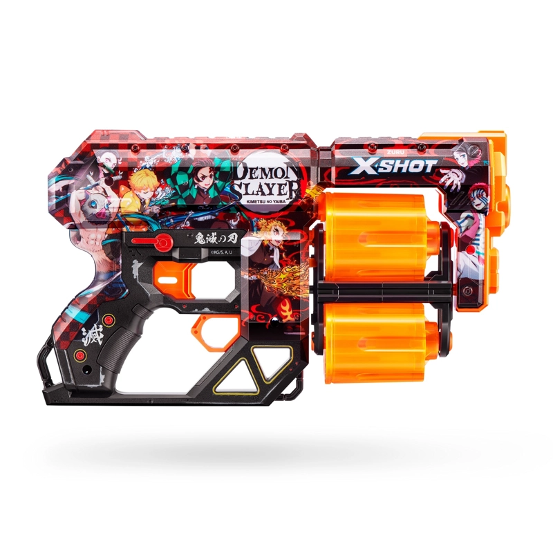 LANZADOR X-SHOT MENACE SKINS DREAD DEMON SLAYER 12 DARDOS - 4