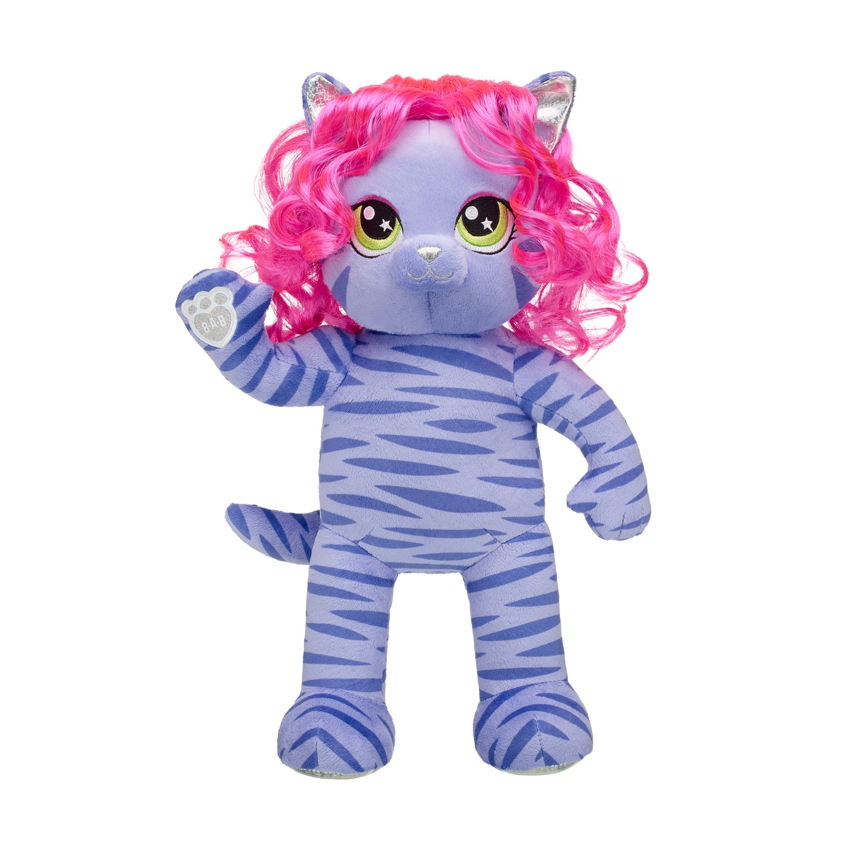 PELUCHE BUILD A BEAR TEEGAN TIGRE MORADO HONEY GIRLS - 2