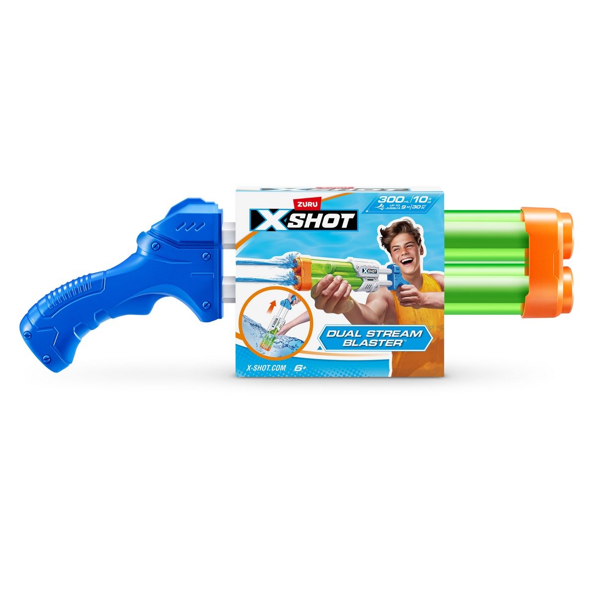 LANZADOR DE AGUA X SHOT DOBLE 700 ML PARA VERANO - 2