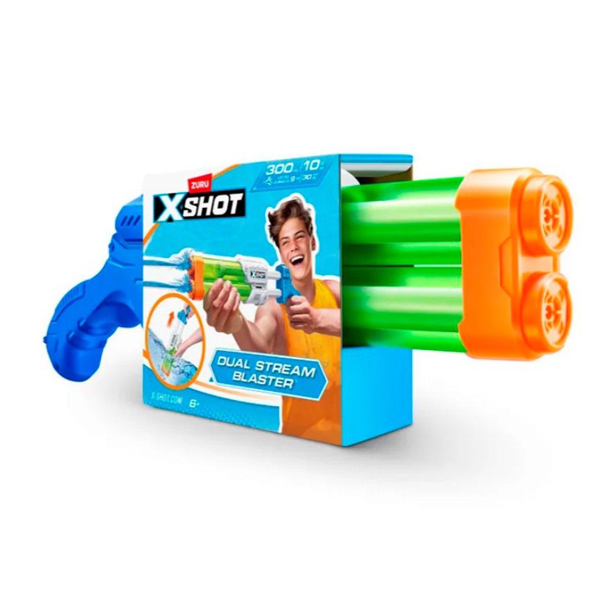 LANZADOR DE AGUA X SHOT DOBLE 700 ML PARA VERANO - 6