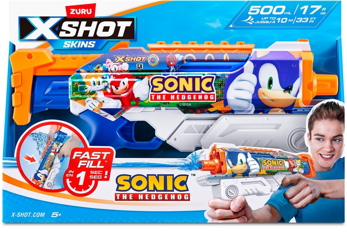 LANZADOR DE AGUA X SHOT 500 ML LLENADO RAPIDO - SONIC - 7