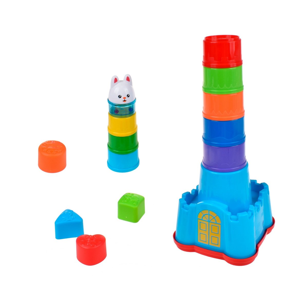 CASTILLO ACTIVIDADES 4 EN 1 ARMABLE 58 CMS CON 15 PIEZAS - 2