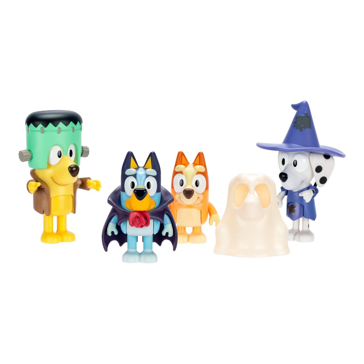 FIGURAS DE ACCION BLUEY SET 4 PERSONAJES FAMILIA HALLOWEEN - 1